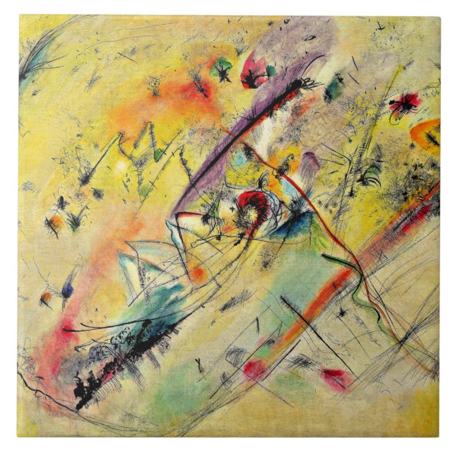 Azulejo Kandinsky - Imagen de Luz, (Frente)