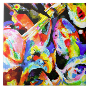 Azulejo Kandinsky - Improvisación de inundación