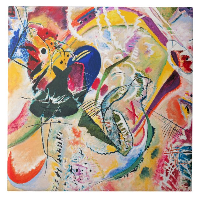 Azulejo Kandinsky - Improvisation 35, (Frente)