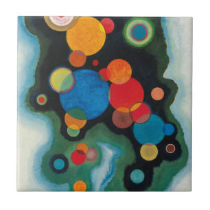Azulejo Kandinsky Impulso Profundo Aceite abstracto en lie