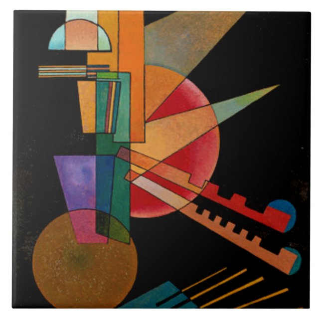 Azulejo Kandinsky - Interpretación abstracta (Frente)