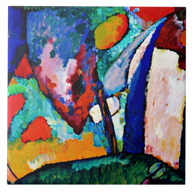 Azulejo Kandinsky - La cascada (Frente)