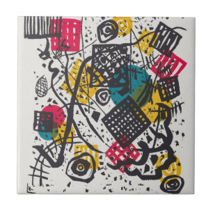 Azulejo Kandinsky Pequeños Mundos V Resumen Clásico