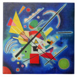 Azulejo Kandinsky - Pintura azul,<br><div class="desc">Obra de arte abstracta de gran fama en Kandinsky,  pintura azul.</div>