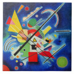 Azulejo Kandinsky - Pintura azul<br><div class="desc">Pintura azul,  famosa obra abstracta de Wassily Kandinsky.</div>