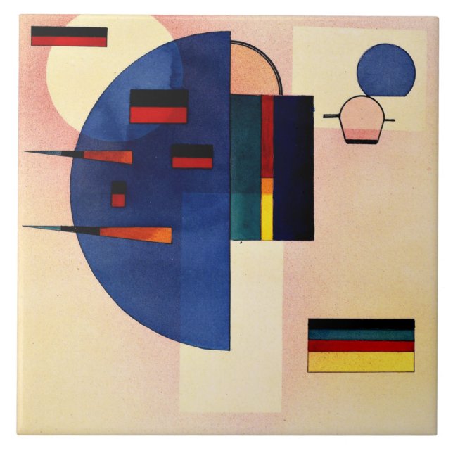 Azulejo Kandinsky - Pintura tranquila, popular, (Frente)
