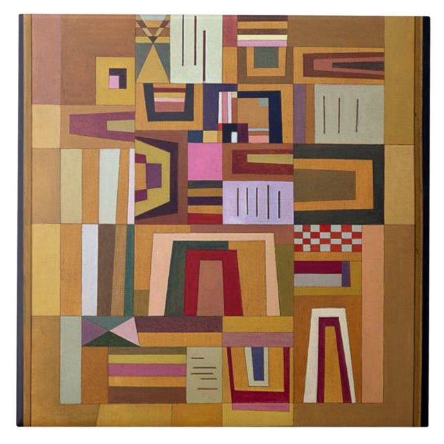Azulejo Kandinsky - Rosa Compensación, (Frente)