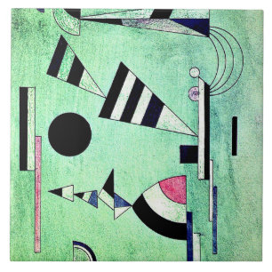 Azulejo Kandinsky - Sumergido en verde