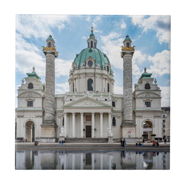 Azulejo Karlfalche en Viena, Austria (Frente)