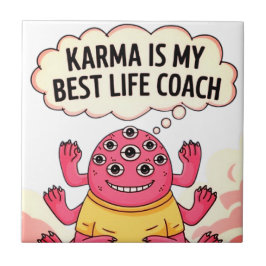 Azulejo Karma es mi mejor entrenador de vida
