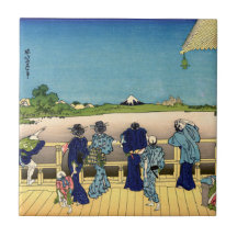 Katsushika Hokusai - Salón Sazai, Templo 500 Rakan