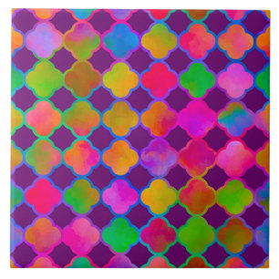 Azulejo Kazbar Color Púrpura Profundo