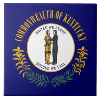 Azulejo Kentucky: Bandera del estado de la Commonwealth de
