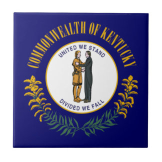 Azulejo Kentucky: Commonwealth del Bluegrass Bandera del e