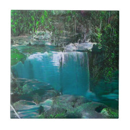 Azulejo Kentucky Waterfall Ceramic Tile 4.25 x 4.25
