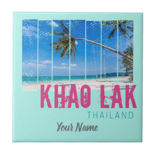 Azulejo Khao Lak Phang-Nga Souvenir Tailandés de Playa Vin