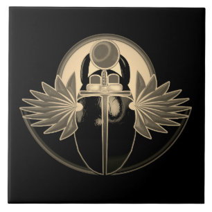 Azulejo Kherpi Dios del Sol Naciente, Antiguo Egipto