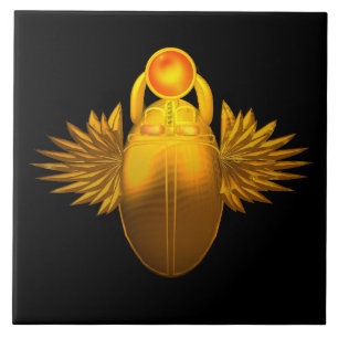 Azulejo Kherpi Dios del Sol Naciente, el Antiguo Egipto