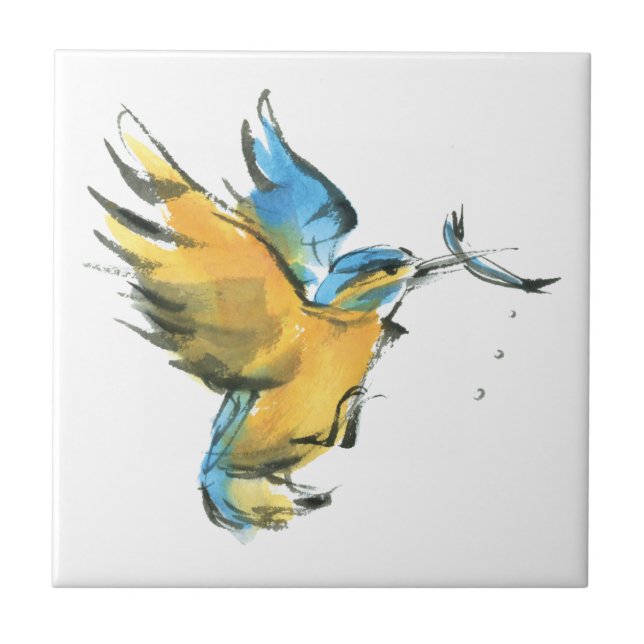 Azulejo Kingfisher (Frente)