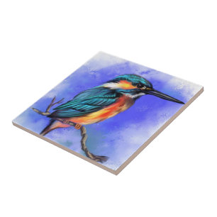 Azulejo Kingfisher Ceramic Tile