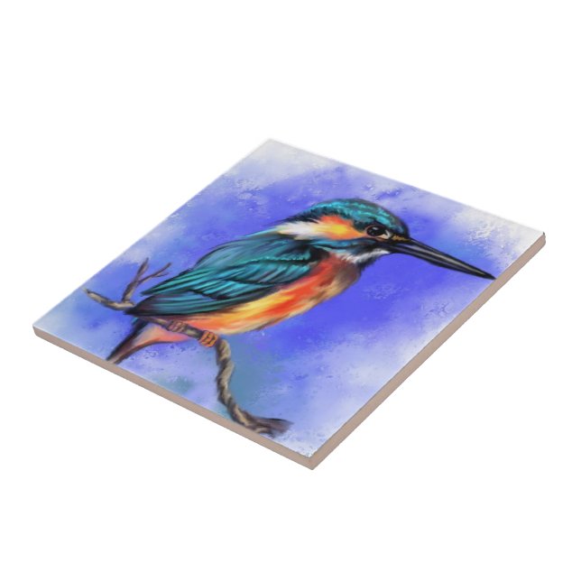 Azulejo Kingfisher Ceramic Tile (Lado)