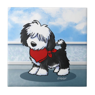 Azulejo KiniArt Cutieface OES Puppy Ceramic Tile
