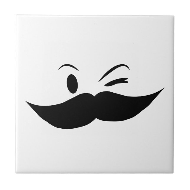 Azulejo Kinky Mustache (Frente)
