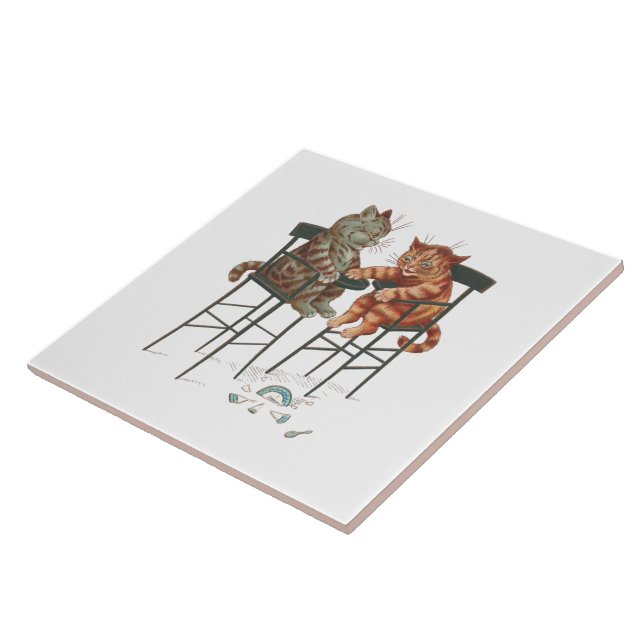 Azulejo Kittens de Louis Wain (Lado)
