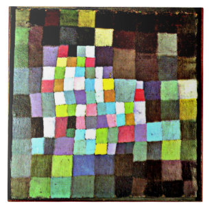 Azulejo Klee - Abstracción con referencia...