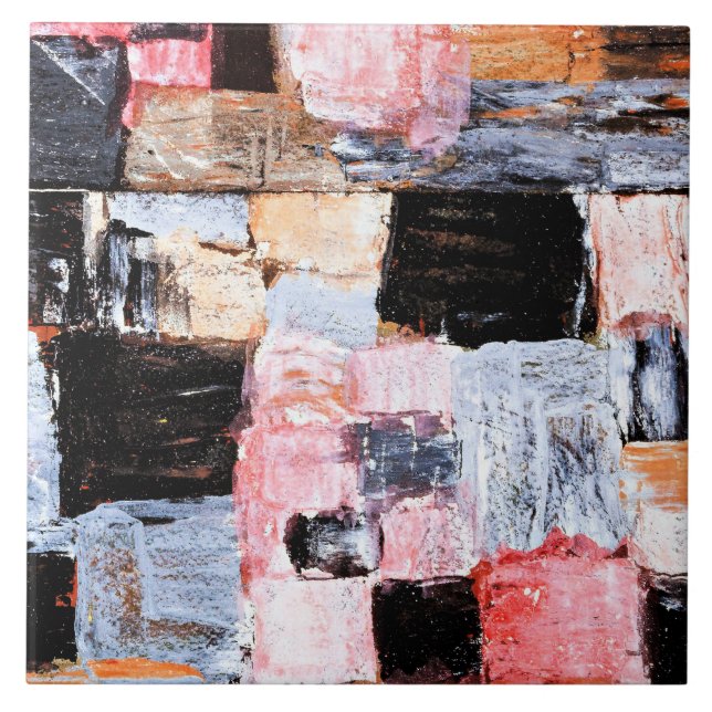 Azulejo Klee - Ascenso de un pueblo (Frente)