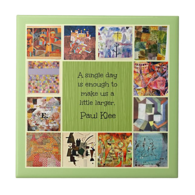 Azulejo Klee - Collage Colorido (Frente)