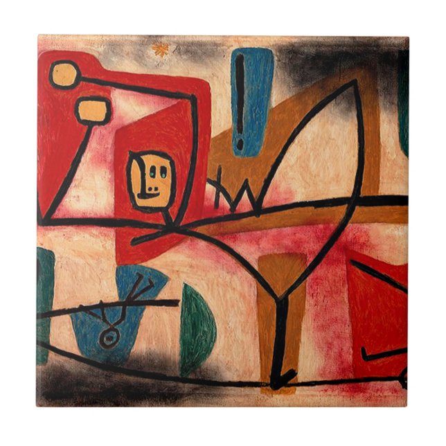 Azulejo Klee - Desenfreno Exuberancia, (Frente)