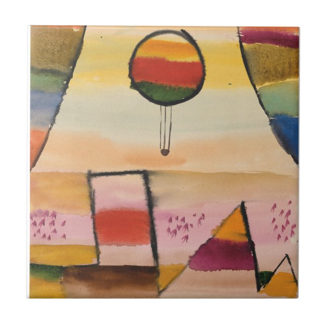 Azulejo Klee - El globo en la ventana (Frente)