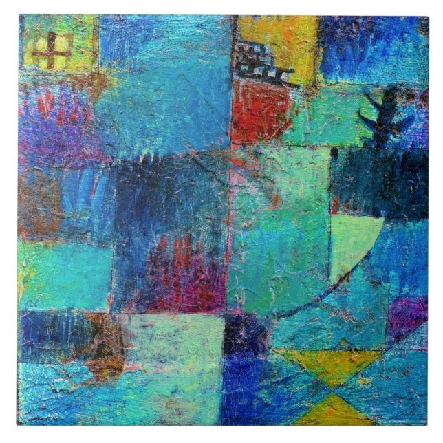 Azulejo Klee - Jardines en terraza (Frente)