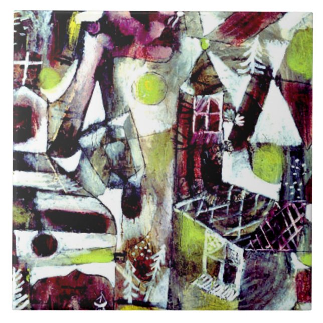 Azulejo Klee - Leyenda del Pantano (Frente)