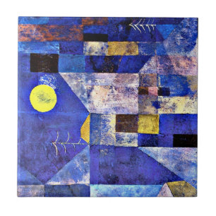 Azulejo Klee- Luz de luna, pintura de Paul Klee