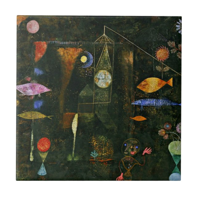 Azulejo Klee - Magia de Peces (Frente)