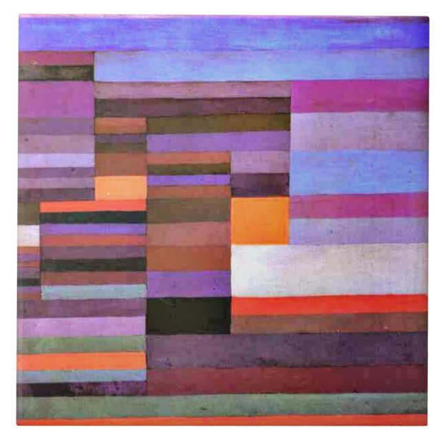 Azulejo Klee - Noche de Fuego (Frente)