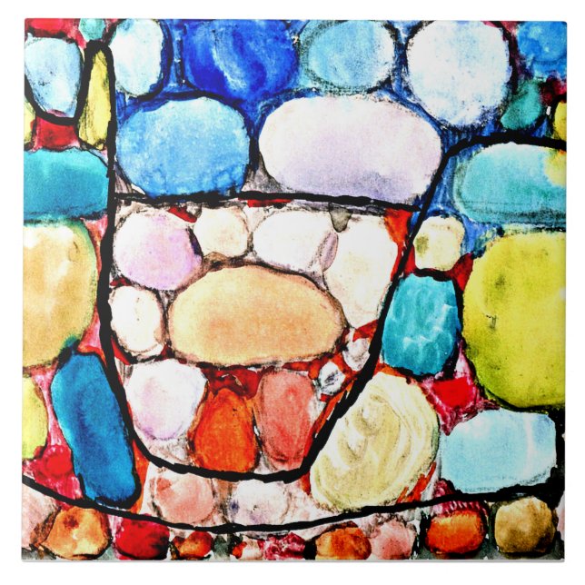 Azulejo Klee - Tesoro sobre el suelo (Frente)