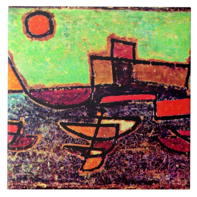 Azulejo Klee - Vapor que se va (Frente)