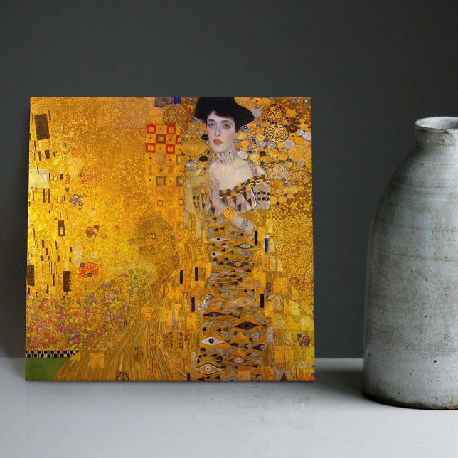 Azulejo Klimt Golden Lady Adele Bloch Bauer Art Nouveau (Subido por el creador)