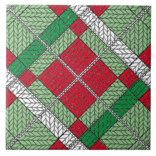 Azulejo KNIT DE ARGILLO DE FESTIVIDAD 6x6 Tile cerámico