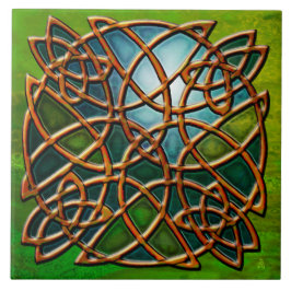 Azulejo Knot Celta De Cobre (Cubierta Cerámica)