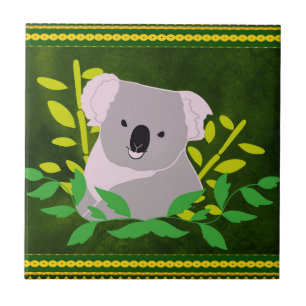 Azulejo Koala en la Jungla