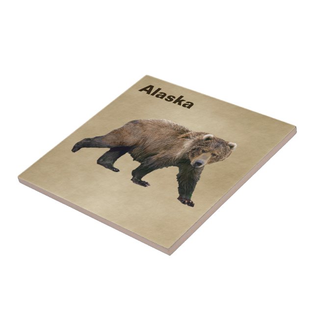 Azulejo Kodiak Bear (Lado)