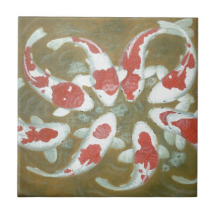 AZULEJO KOI FISH