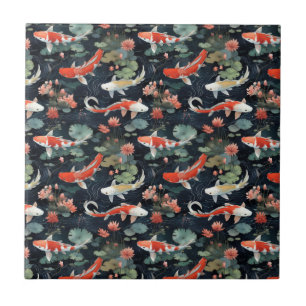 Azulejo Koi Pond Tile