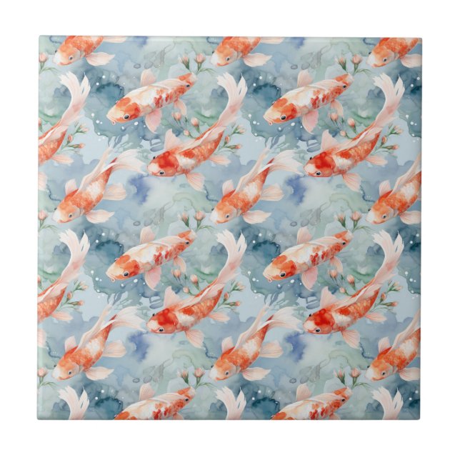 Azulejo Koi Pond Tile (Frente)