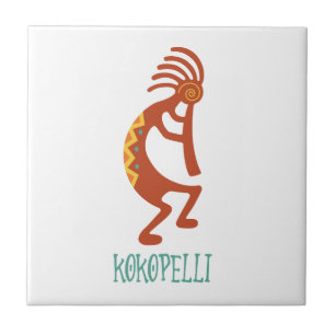 Azulejo Kokopelli