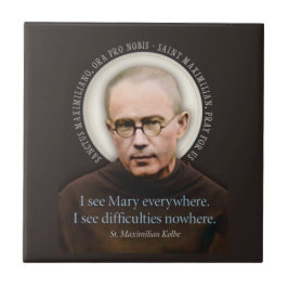 Azulejo Kolbe de Saint Maximillin